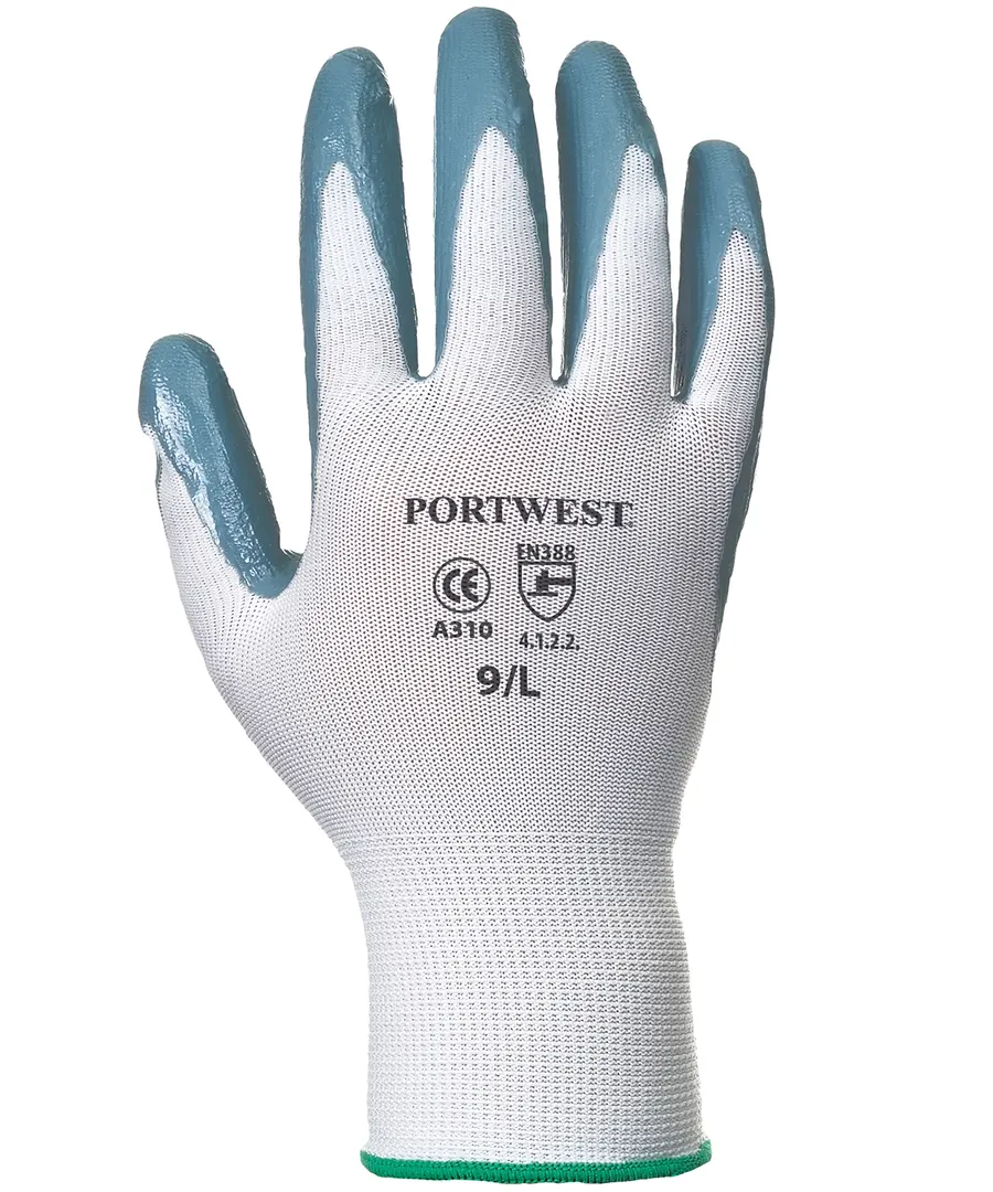 Flexo grip nitrile glove (A310) – Grey