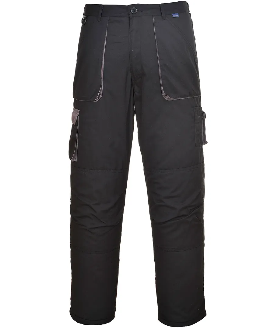 Portwest Texo contrast trousers (TX11) – Black/Grey