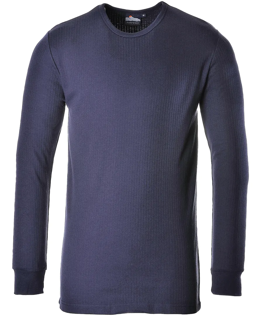 Thermal t-shirt long sleeved (B123) – Navy