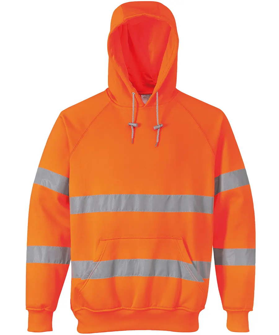 Hi-vis hooded sweatshirt (B304) – Orange