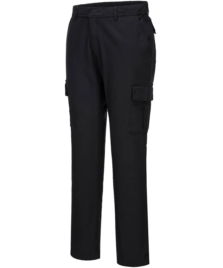Stretch slim combat trousers (S231) slim fit – Black
