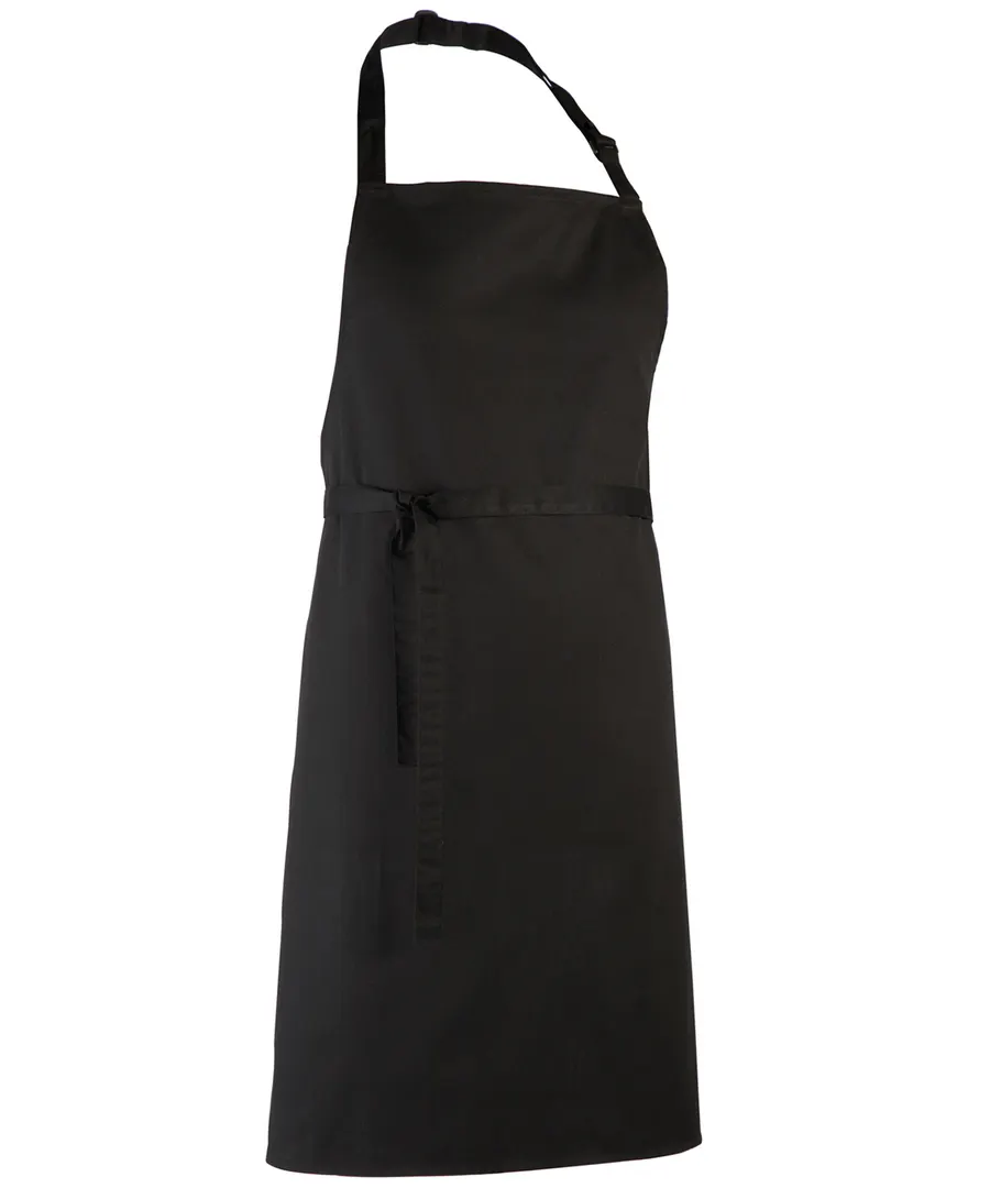 Colours bib apron - XL – Black