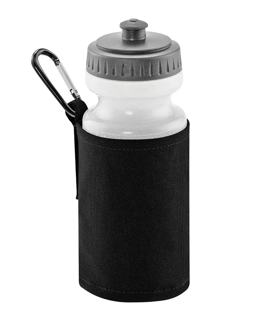 Water bottle and holder – Black
