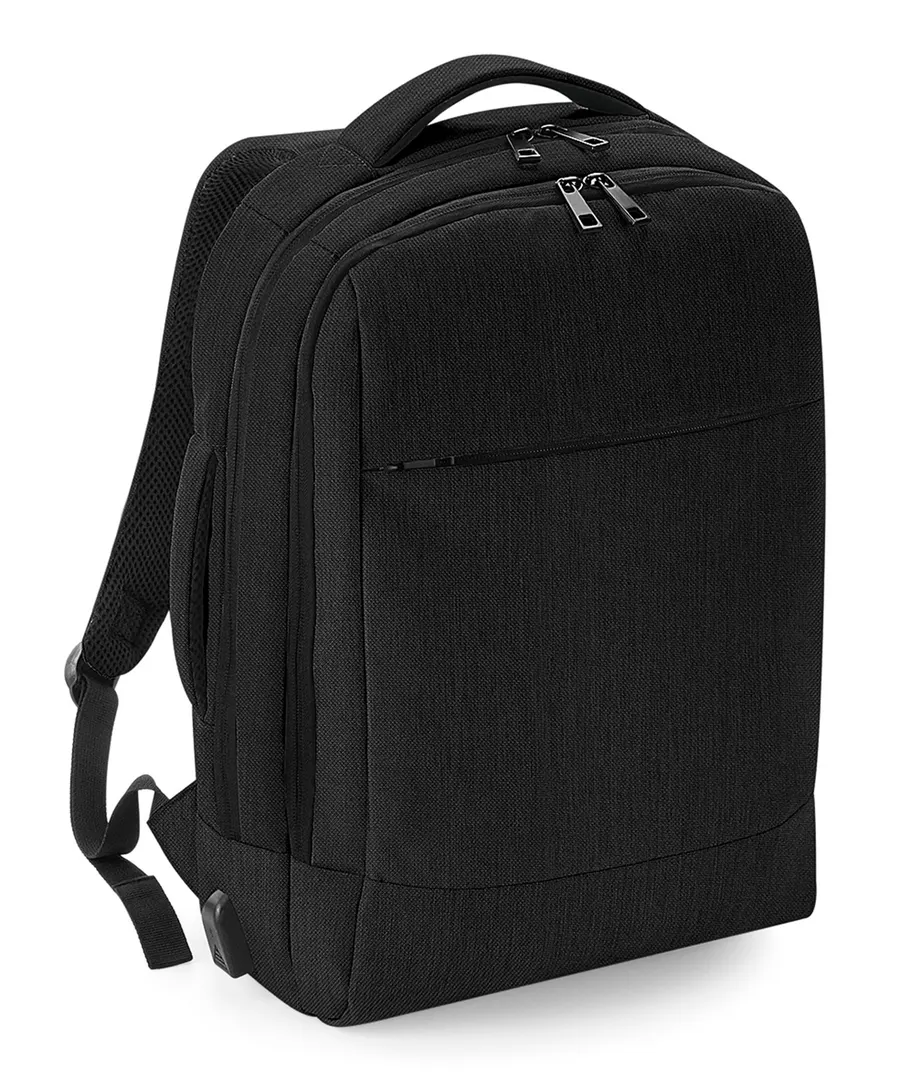 Q-Tech charge convertible backpack – Black