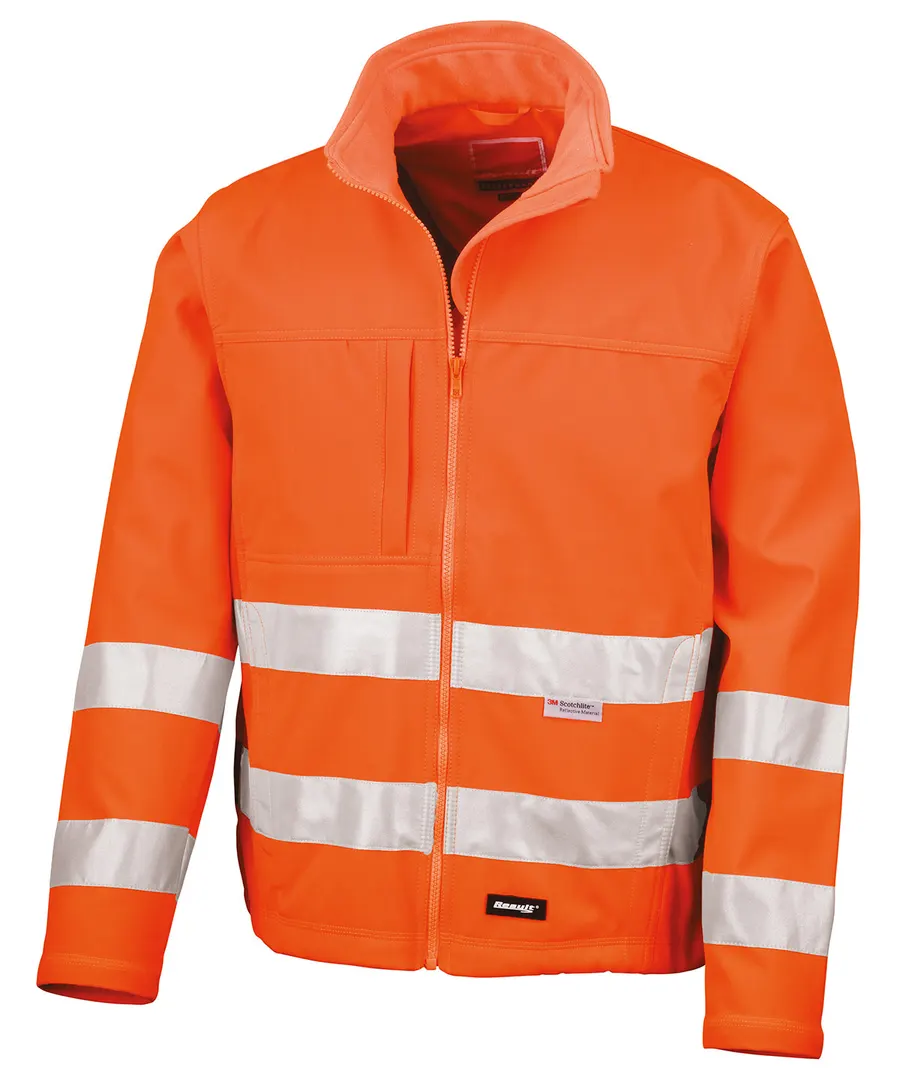 High-viz softshell jacket – Fluorescent Orange
