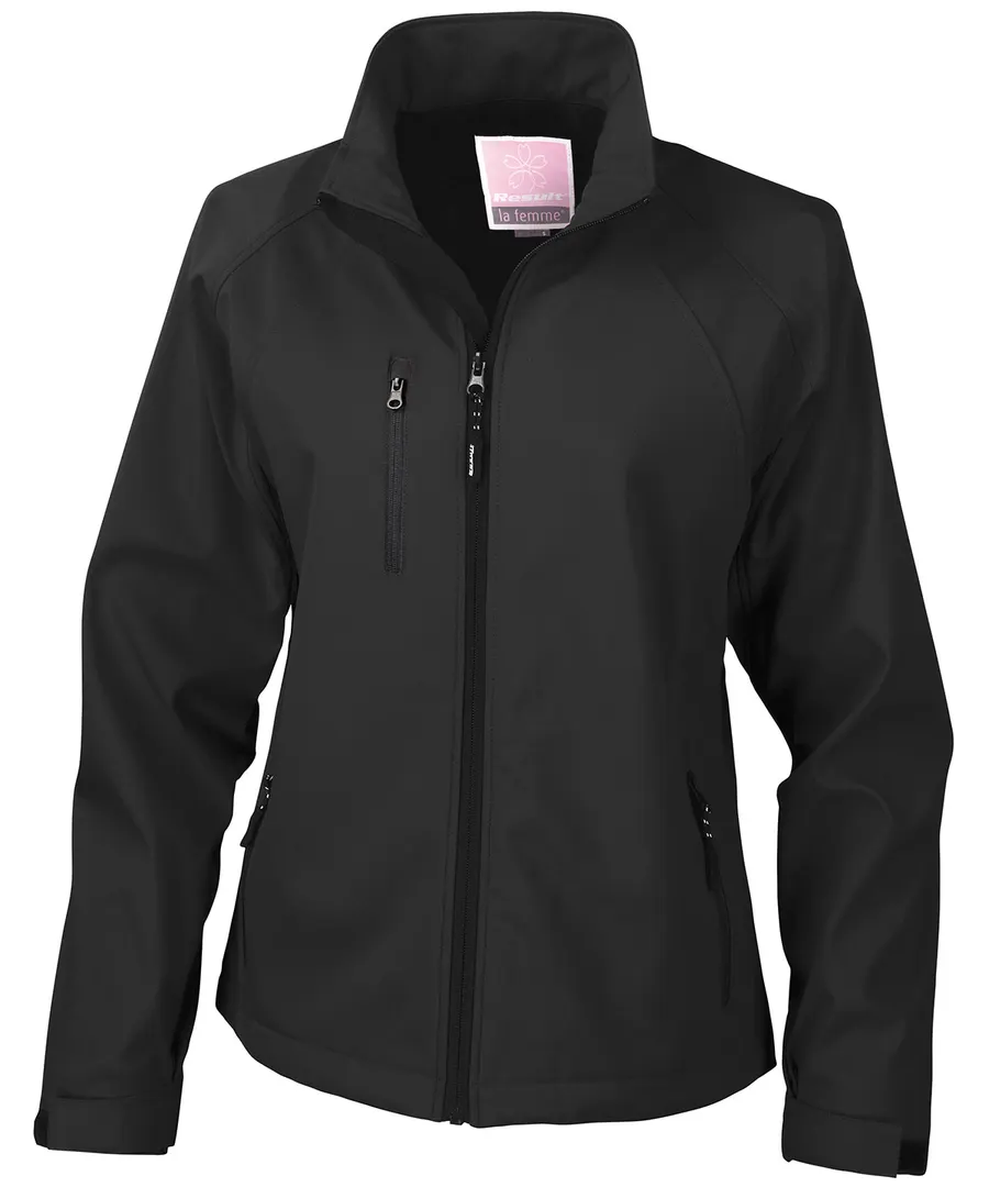 Women's baselayer softshell jacket – Black