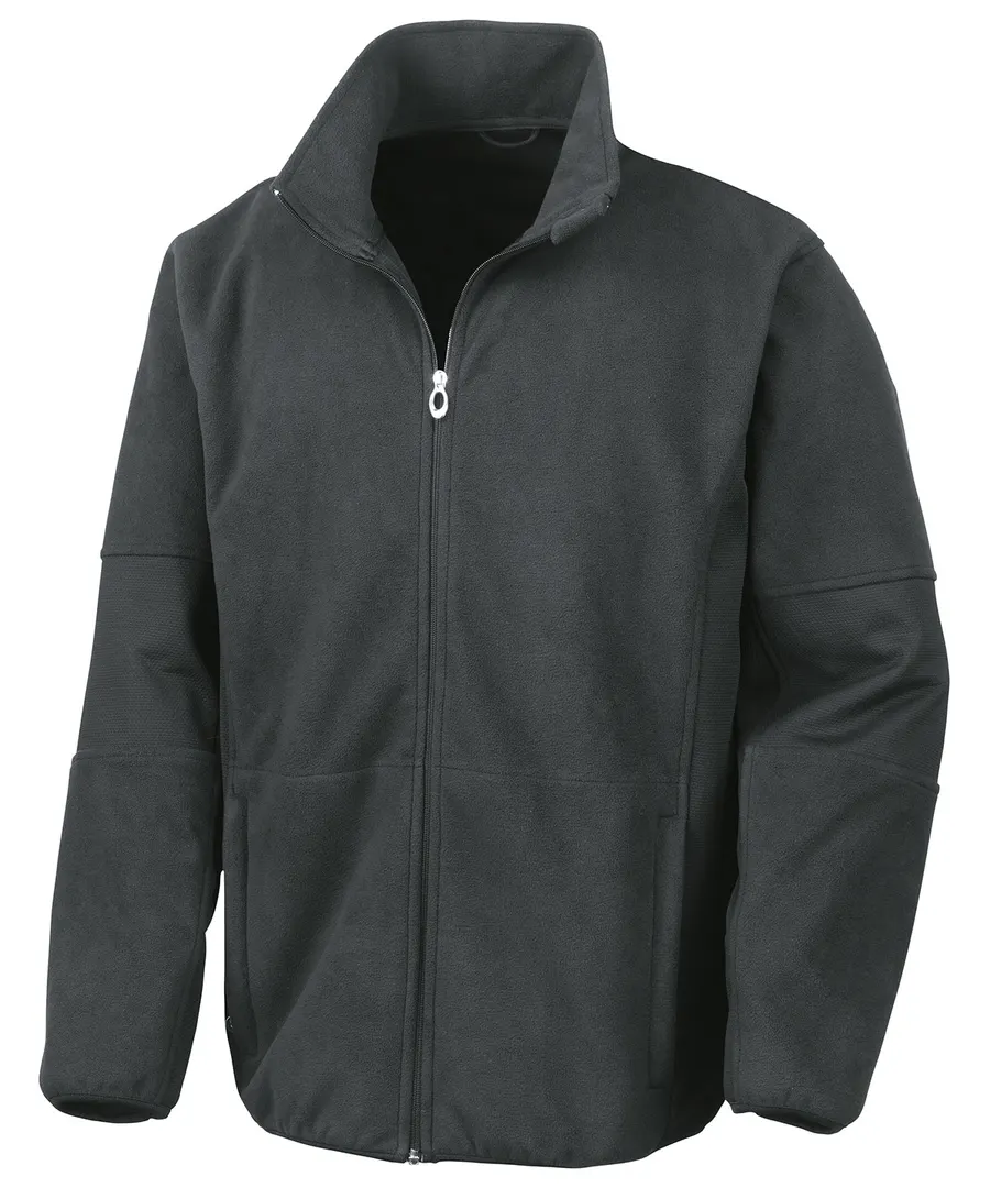 Osaka combed pile softshell jacket – Black