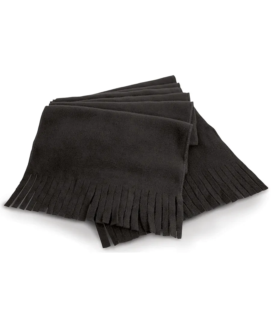 Polartherm™ tassel scarf – Black