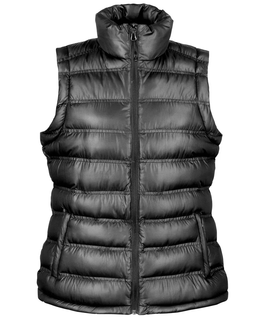 Women's ice bird padded gilet – Black