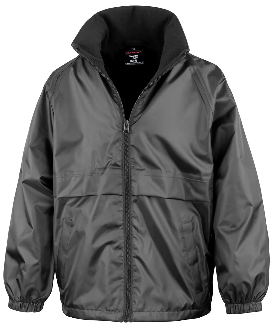 Core junior microfleece lined jacket – Black