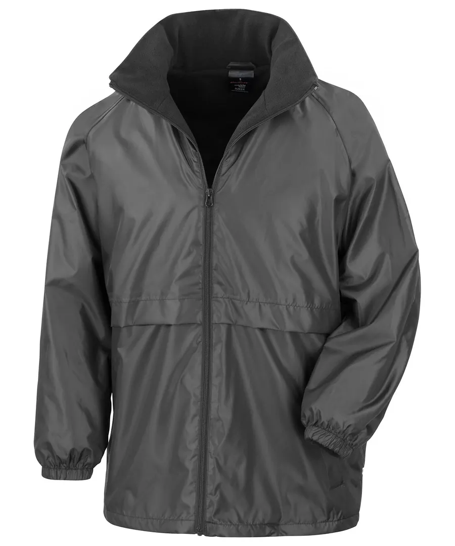 Core microfleece lined jacket – Black