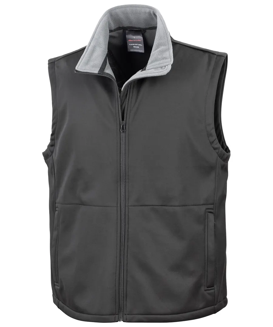 Core softshell bodywarmer – Black