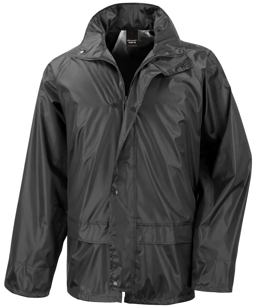Core rain jacket – Black