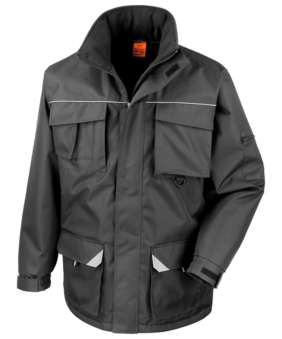 Work-Guard Sabre long coat – Black