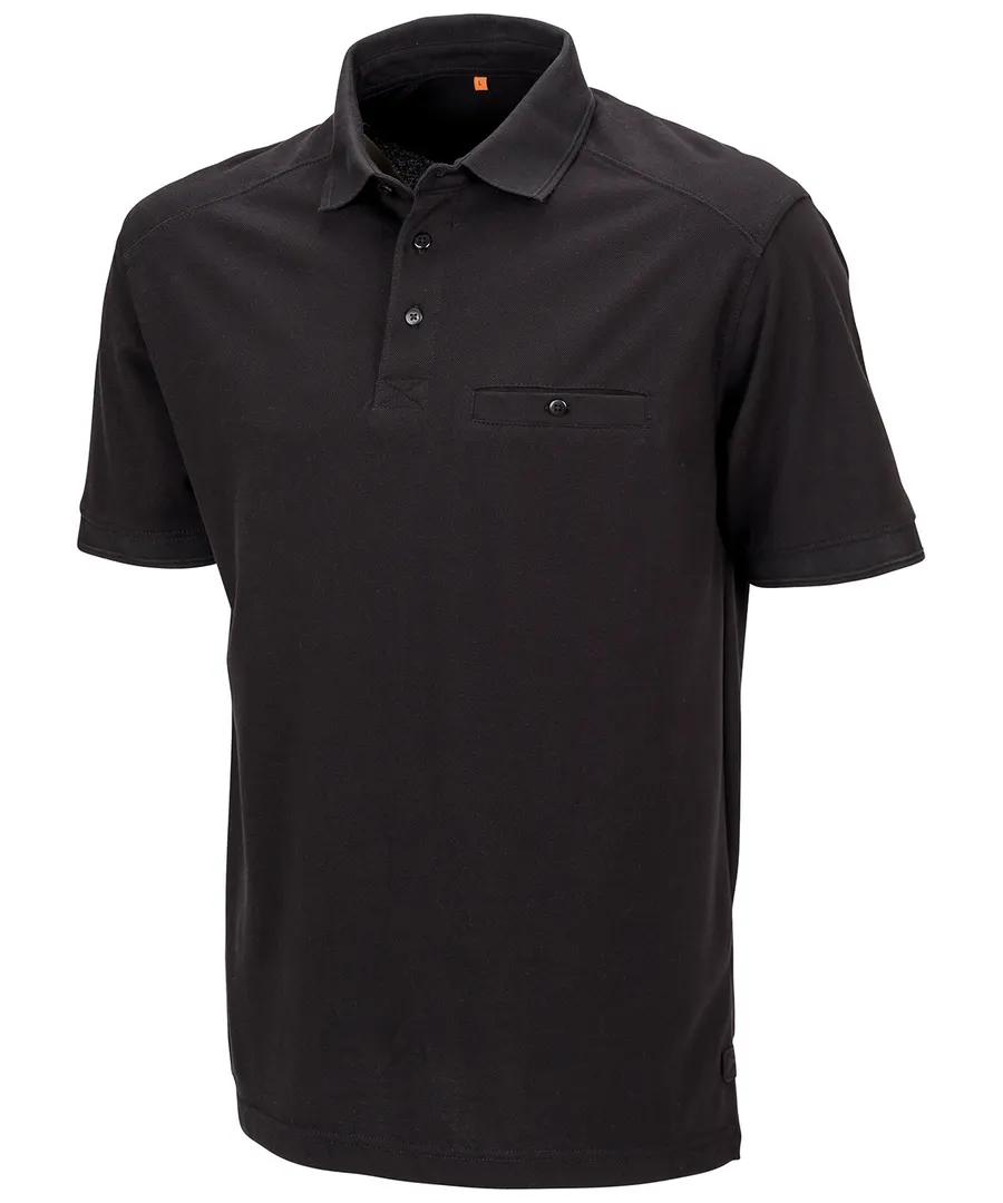 Work-Guard Apex pocket polo shirt – Black