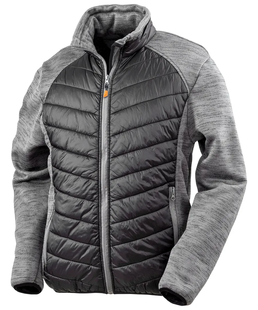 Elevator jacket – Black/Grey Marl