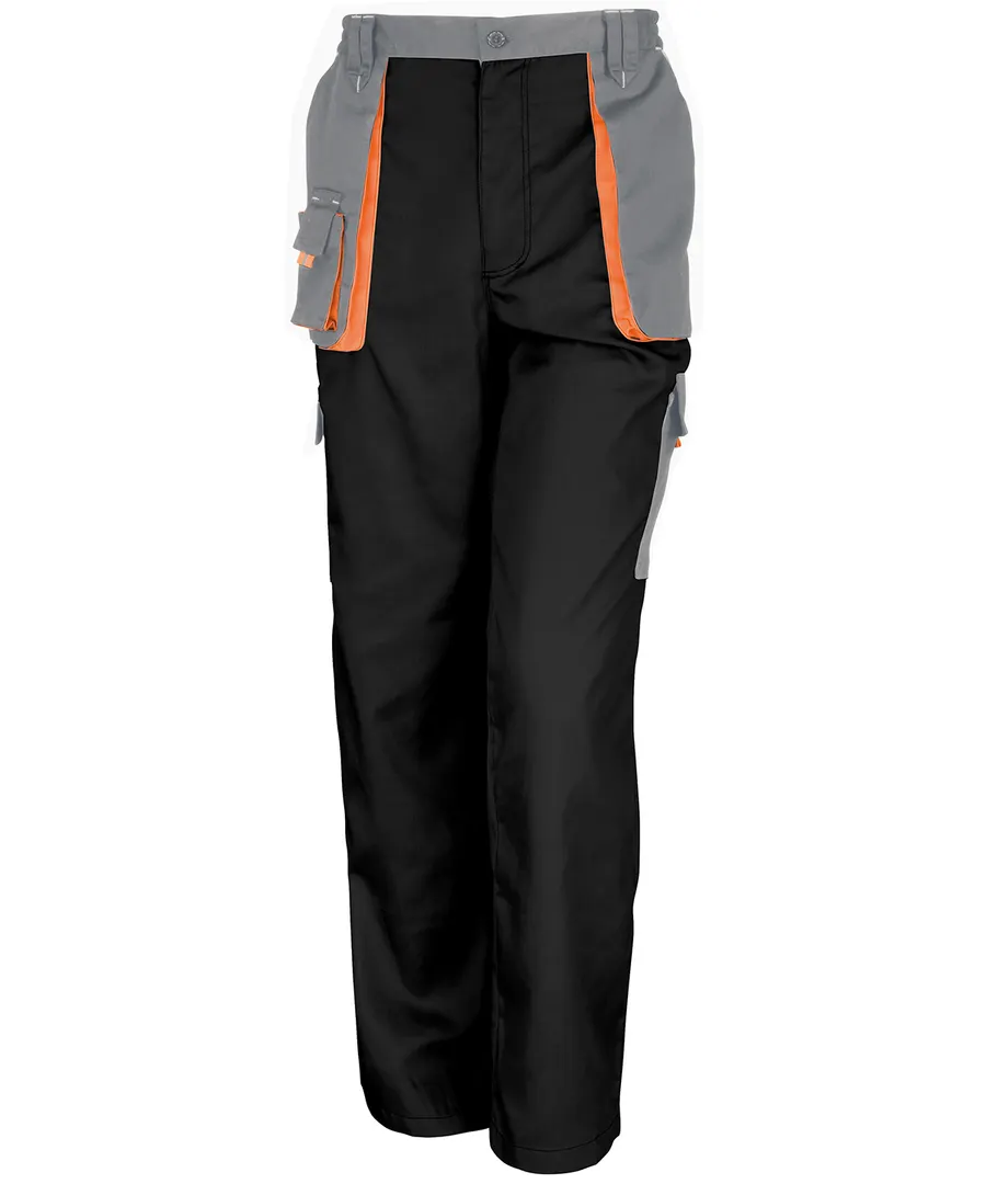 Work-Guard lite trousers – Black/Grey/Orange
