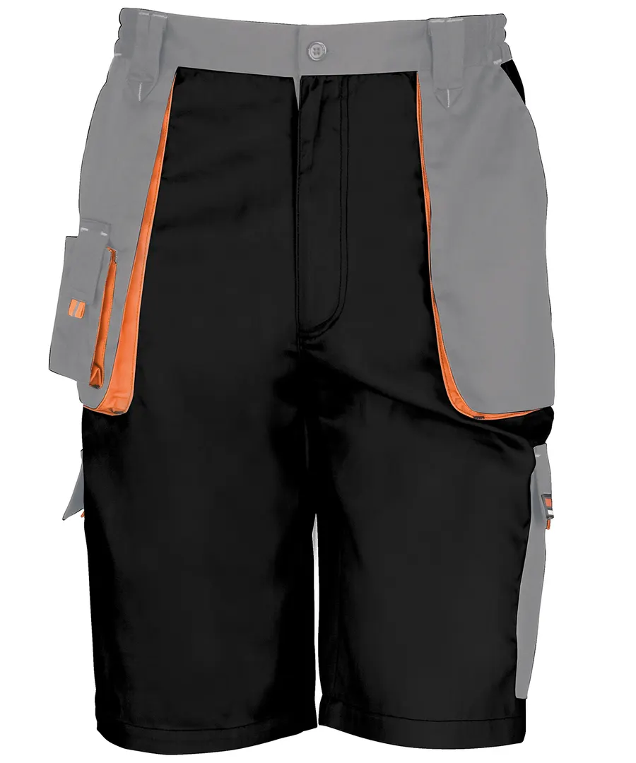 Work-Guard lite shorts – Black/Grey/Orange