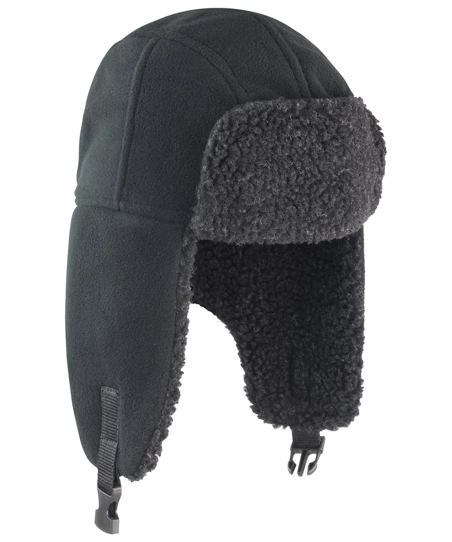 Thinsulate™ sherpa hat – Black