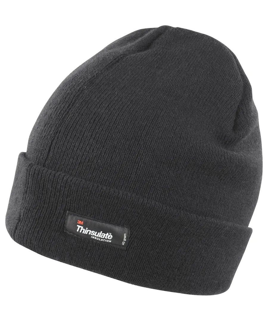 Lightweight Thinsulate™ hat – Black