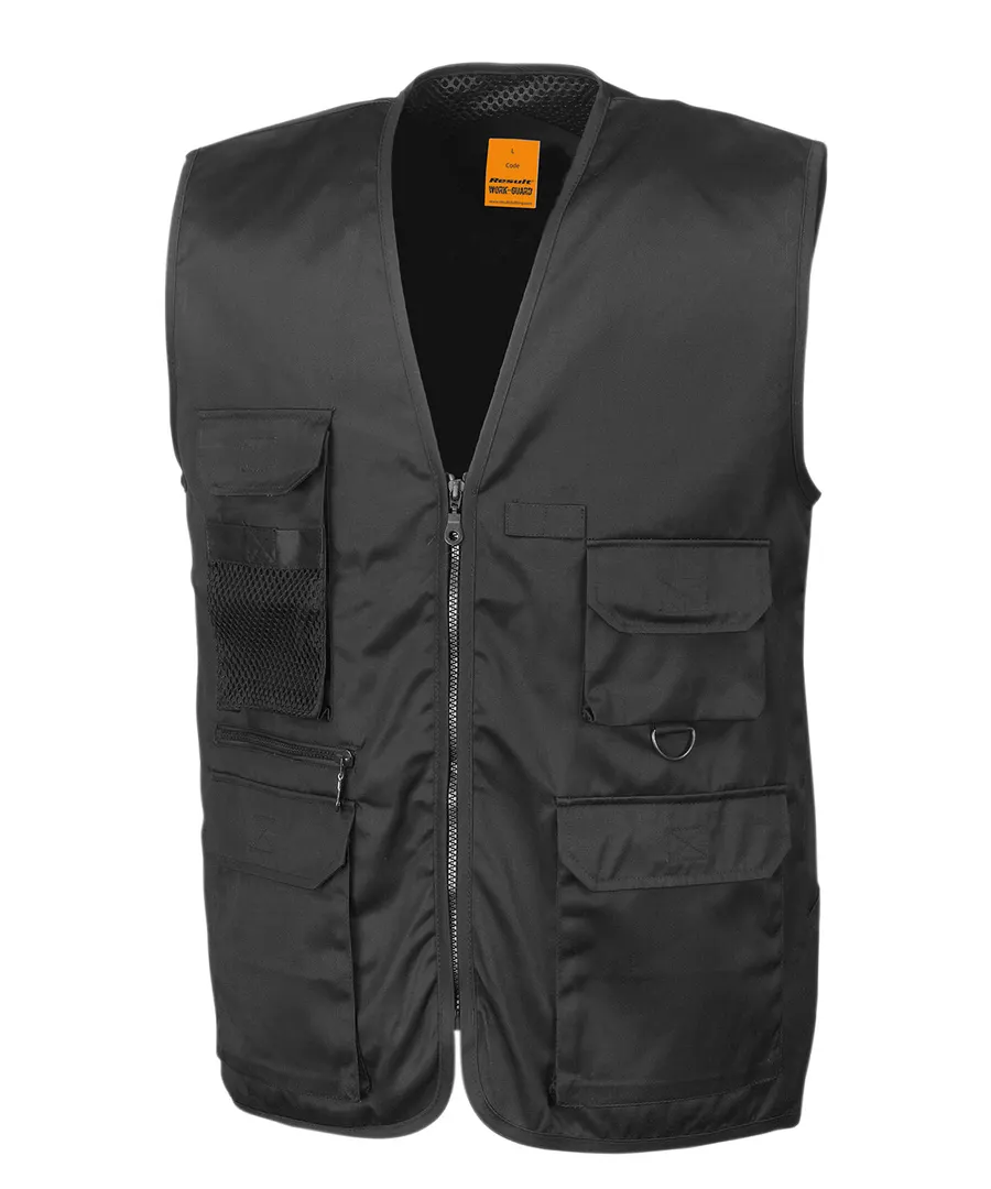 Adventure safari waistcoat – Black