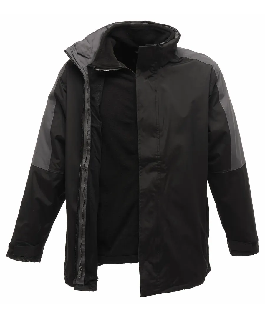 Defender III 3-in-1 jacket – Black/Seal Grey