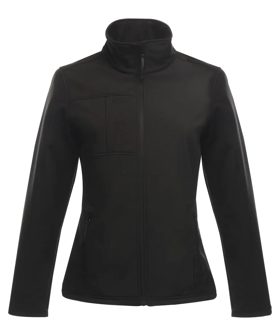 Women's Octagon II printable 3-layer membrane softshell – Black/Black