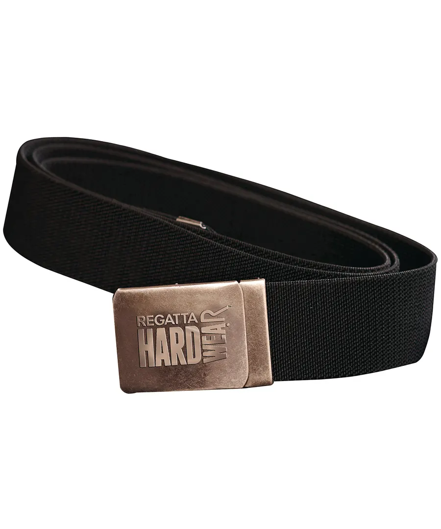 Premium workwear belt with stretch – Black