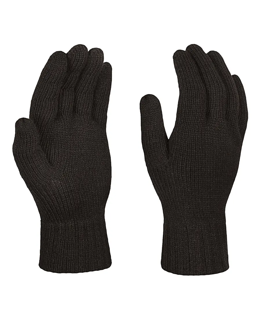 Knitted gloves – Black