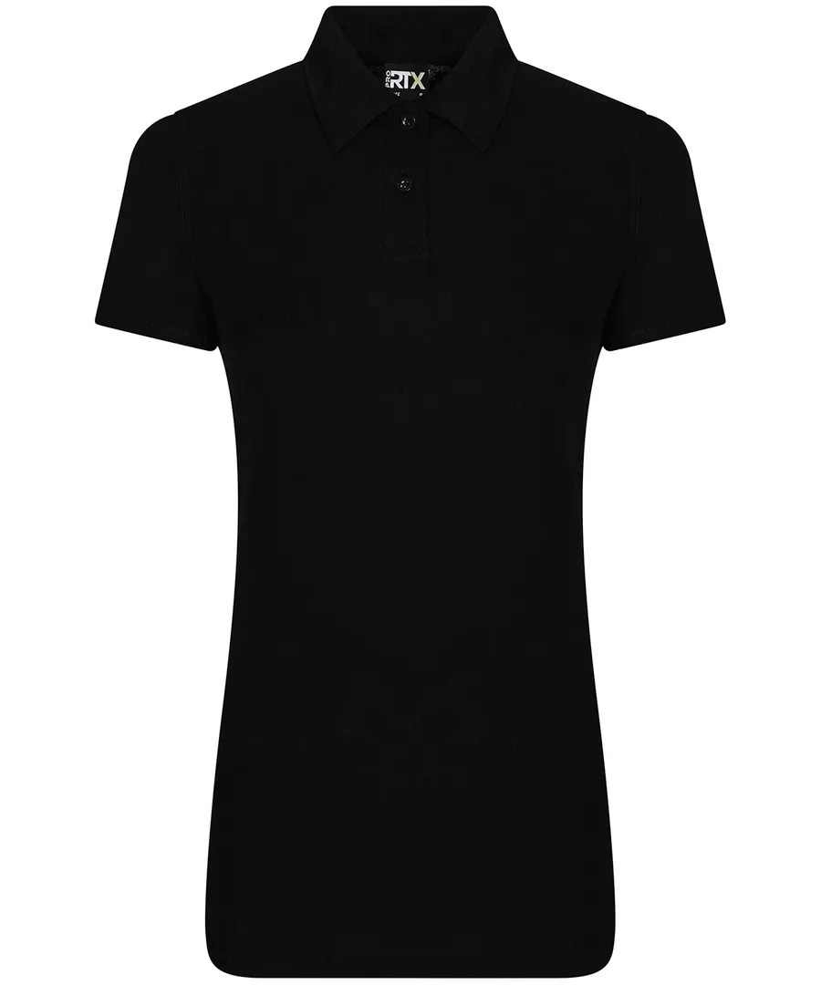 Women's pro polyester polo – Black