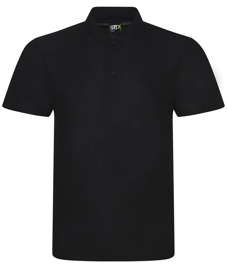 Pro polyester polo – Black