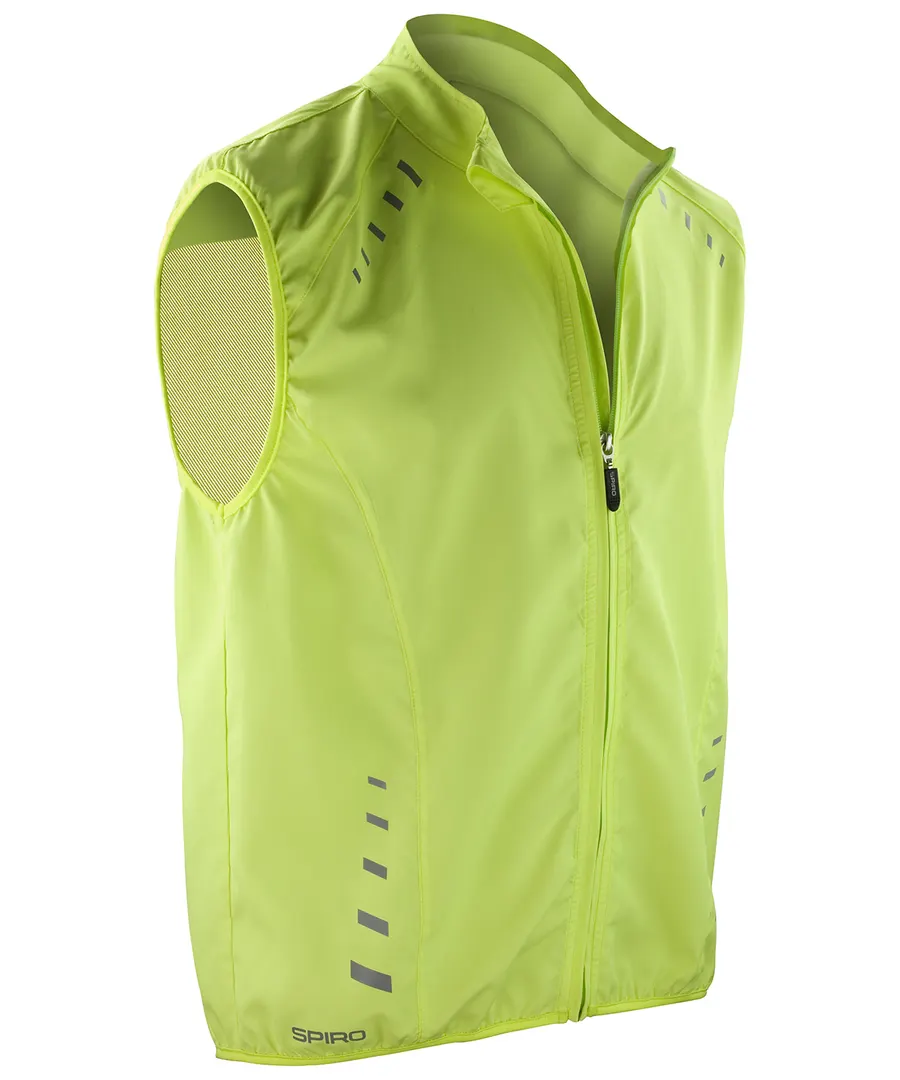 Spiro bikewear crosslite gilet – Neon Lime