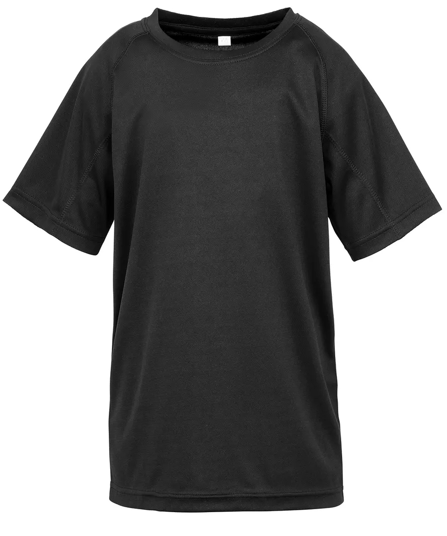 Junior performance aircool tee – Black