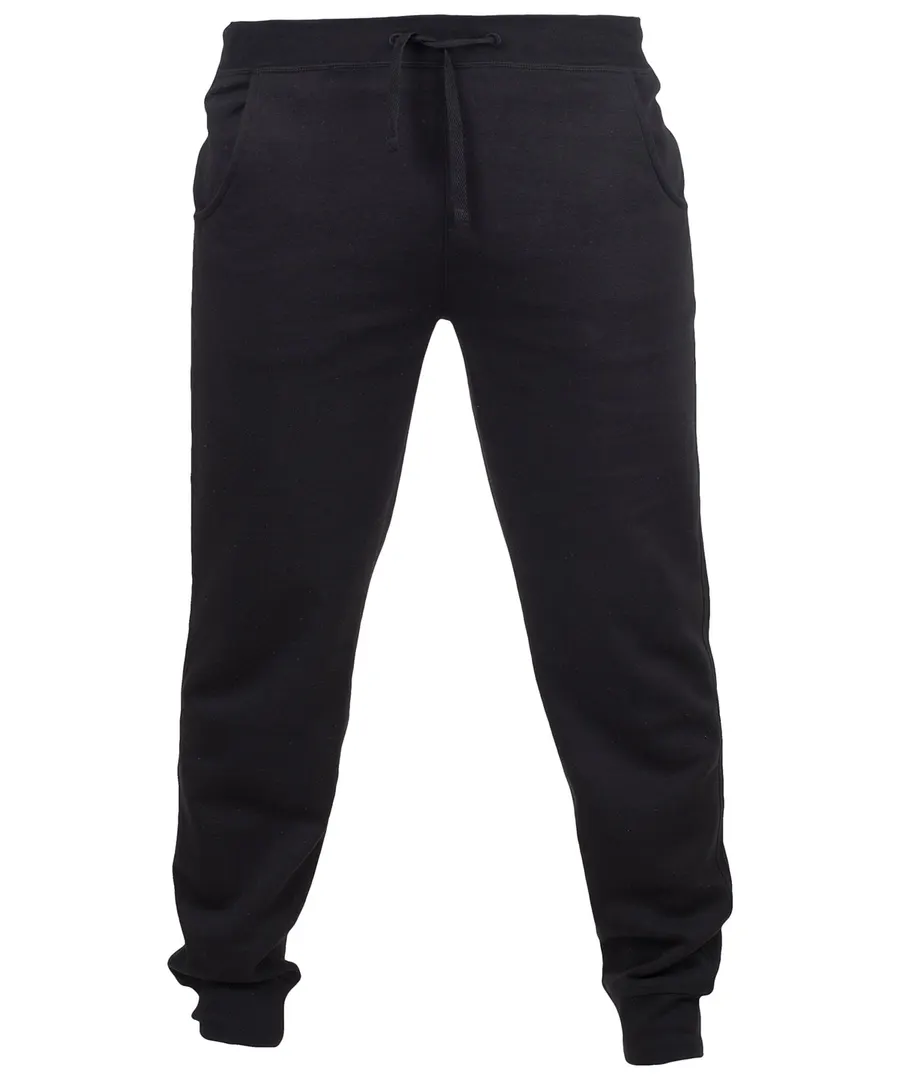 Slim cuffed joggers – Black