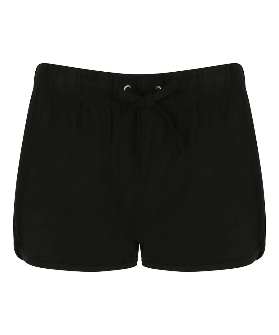 Women's retro shorts – Black/Black