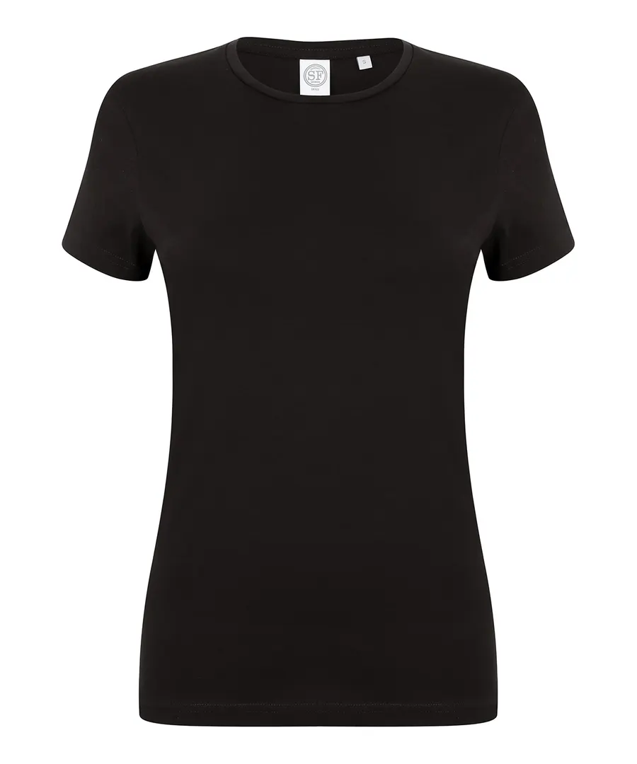 Feel good women's stretch t-shirt – Black