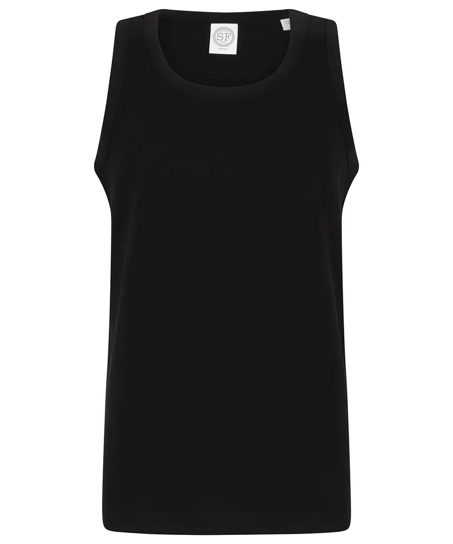 Kids feel-good stretch vest – Black