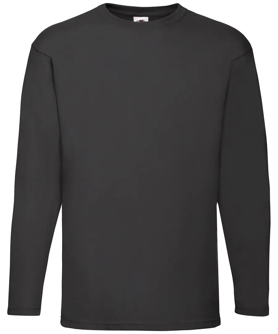 Valueweight long sleeve T – Black