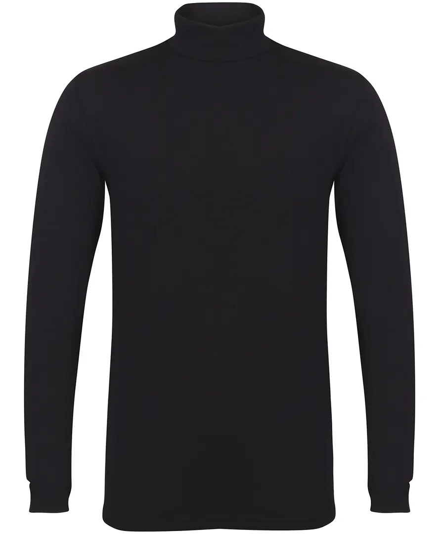 Feel good roll neck top – Black