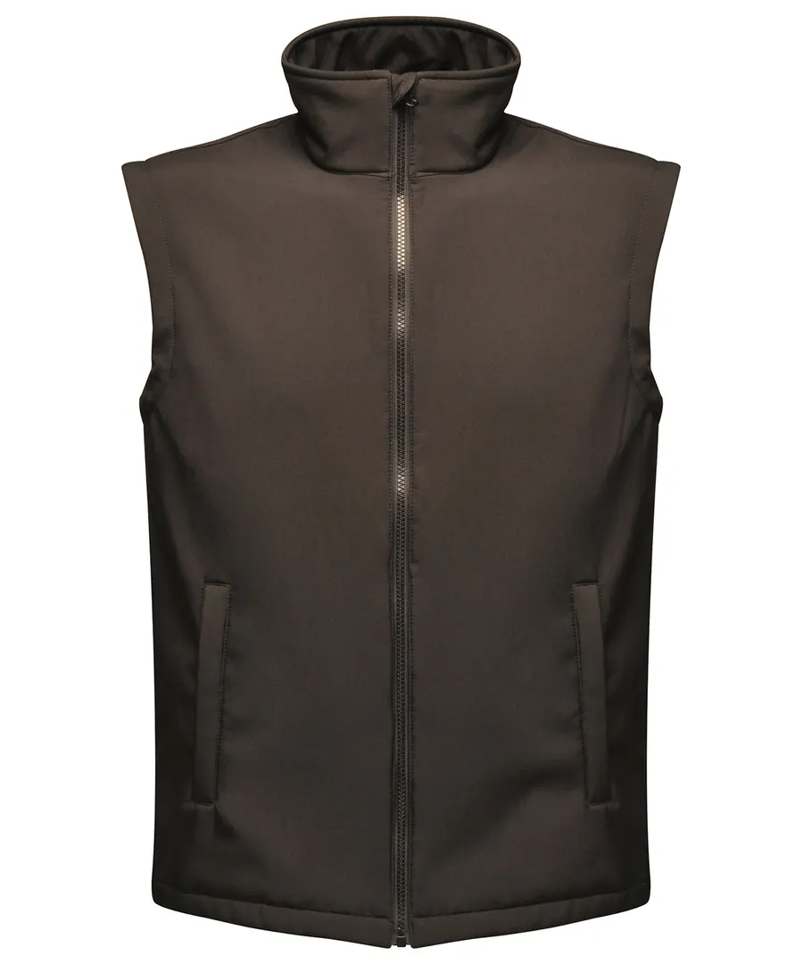 Ablaze printable softshell bodywarmer – Black/Black