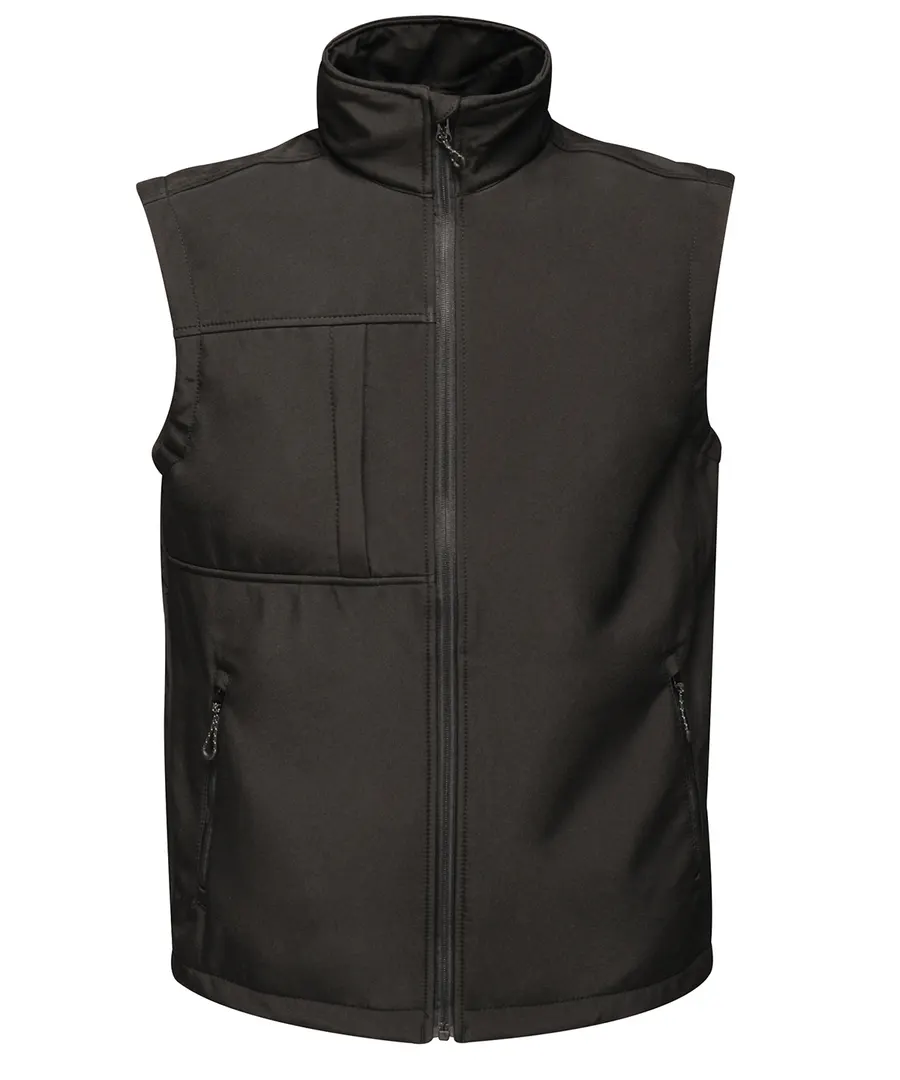 Octagon 3-layer bodywarmer – Black/Black