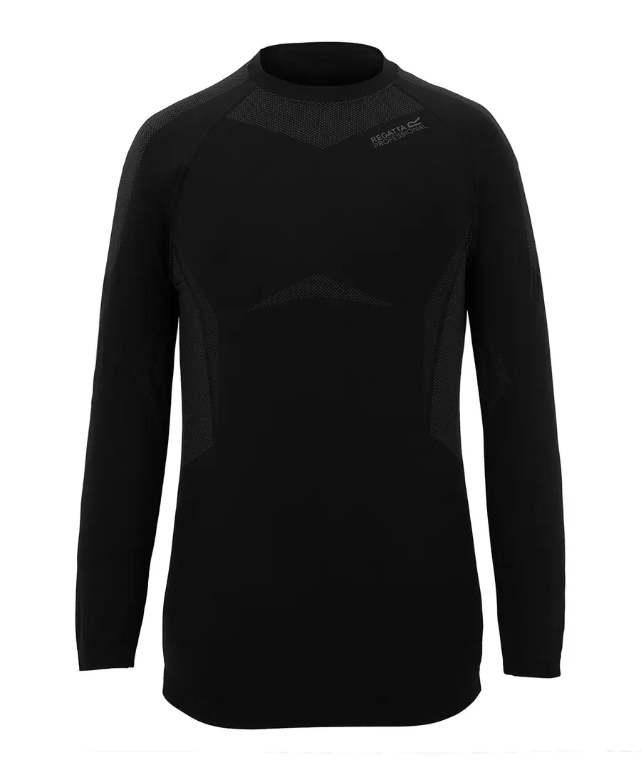 Pro Therma-core seamless baselayer long sleeve top – Black