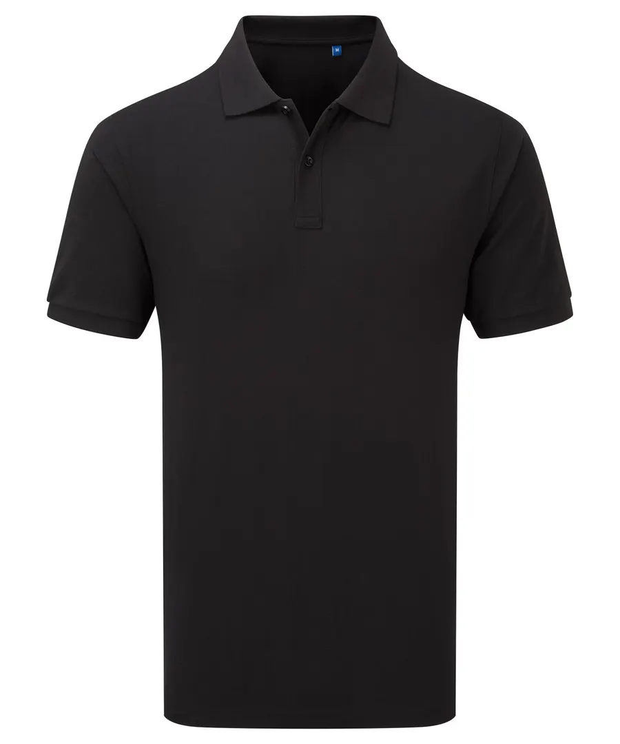 ‘Essential’ unisex short sleeve workwear polo shirt – Black
