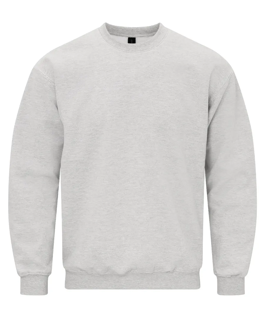 Softstyle™ midweight fleece adult crew neck – Ash Grey