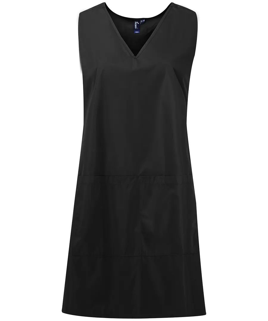 Waterproof wrap around tunic – Black