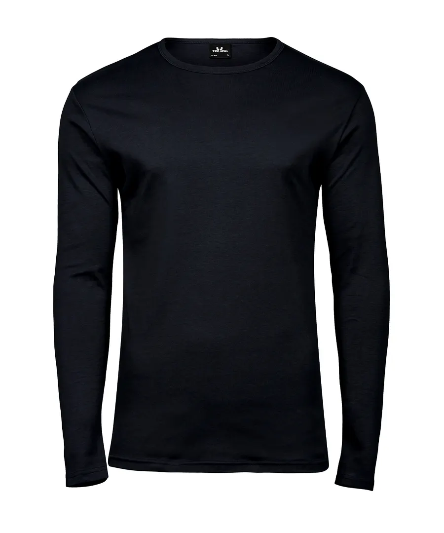 Long sleeve interlock tee (530) – Black